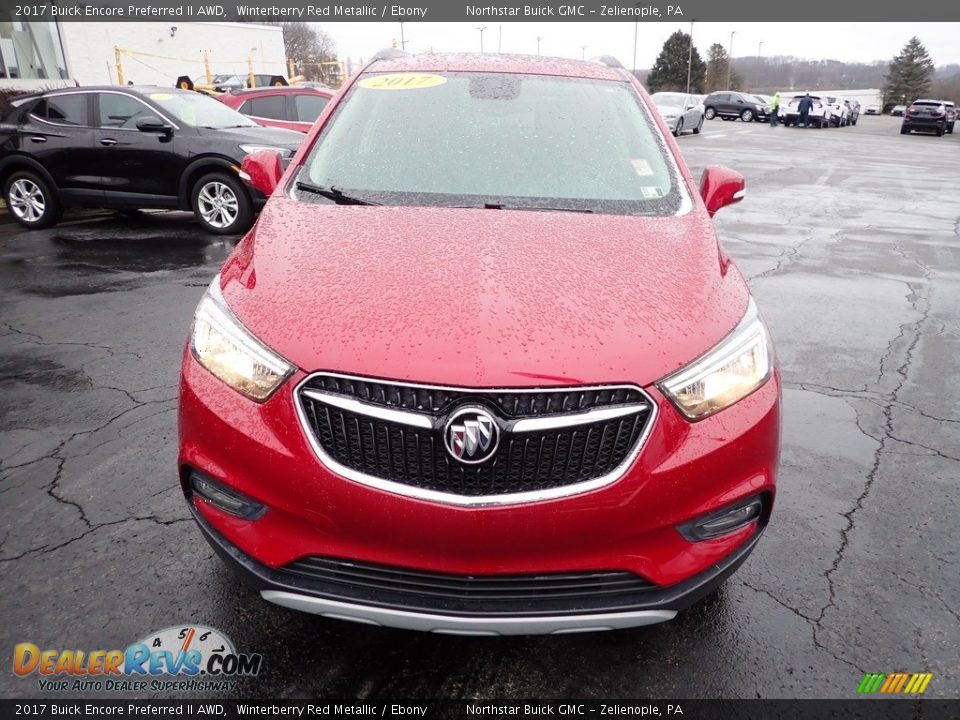 2017 Buick Encore Preferred II AWD Winterberry Red Metallic / Ebony Photo #11