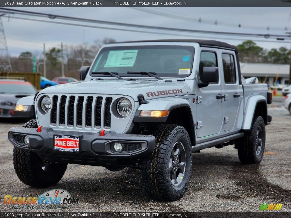 2023 Jeep Gladiator Rubicon 4x4 Silver Zynith / Black Photo #1