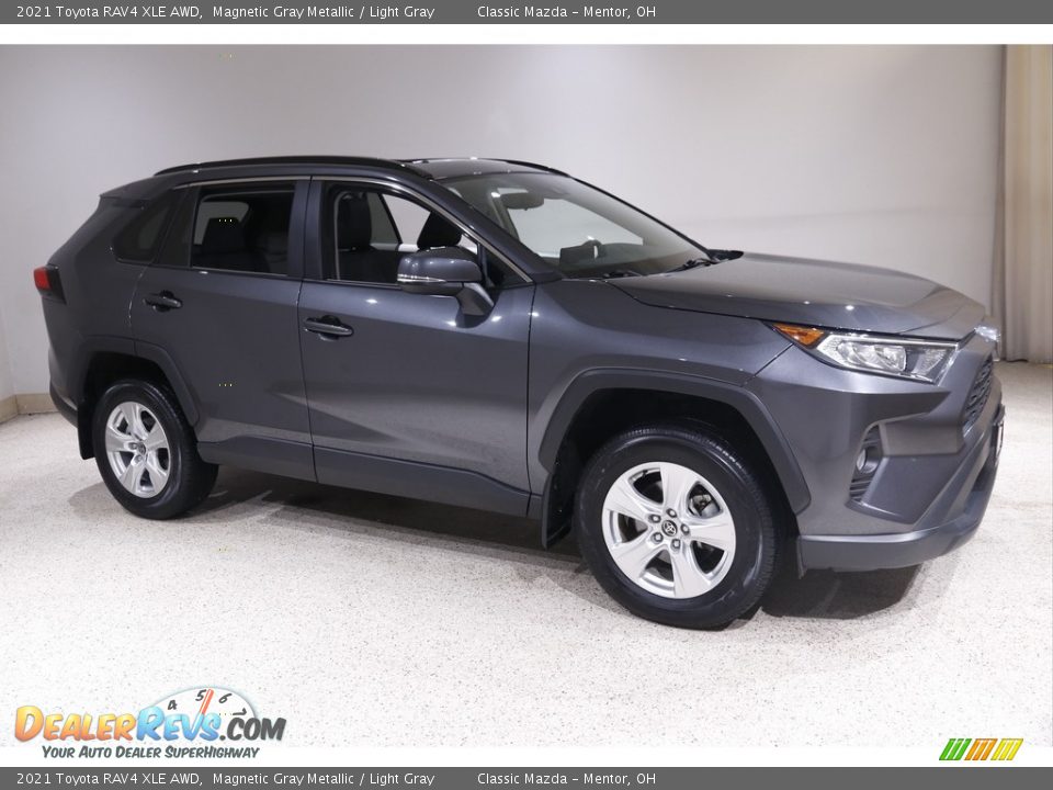 2021 Toyota RAV4 XLE AWD Magnetic Gray Metallic / Light Gray Photo #1