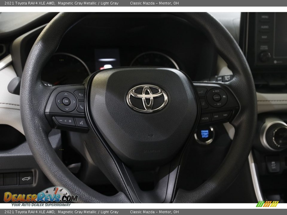 2021 Toyota RAV4 XLE AWD Magnetic Gray Metallic / Light Gray Photo #7