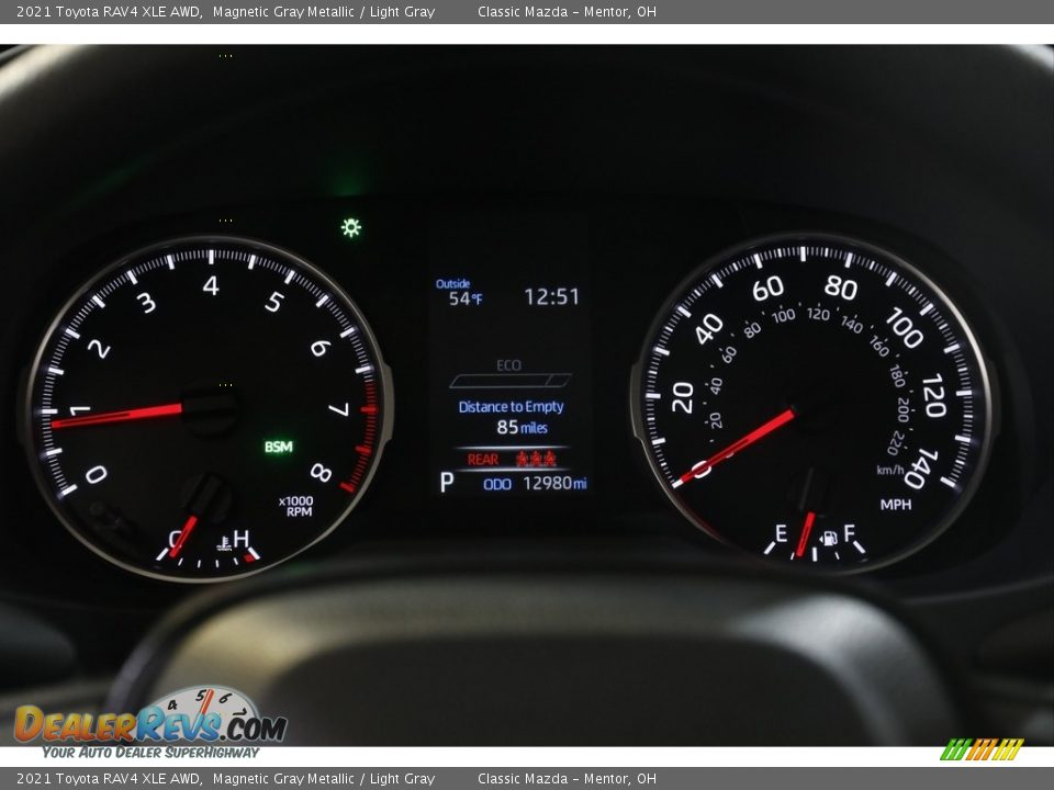 2021 Toyota RAV4 XLE AWD Magnetic Gray Metallic / Light Gray Photo #8