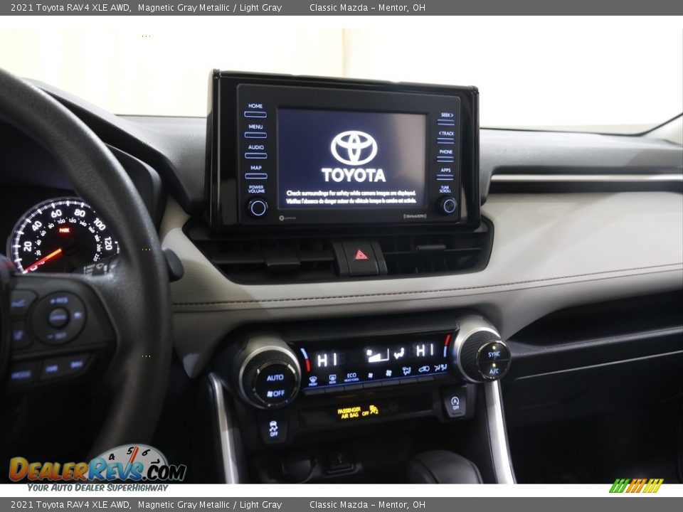 2021 Toyota RAV4 XLE AWD Magnetic Gray Metallic / Light Gray Photo #9