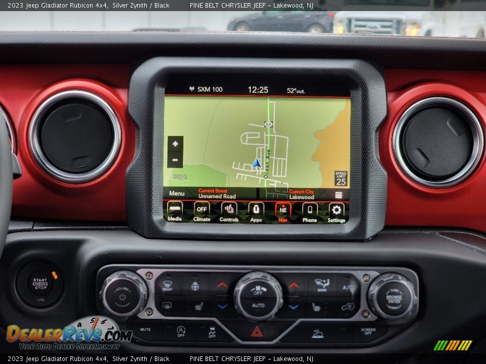 Navigation of 2023 Jeep Gladiator Rubicon 4x4 Photo #10