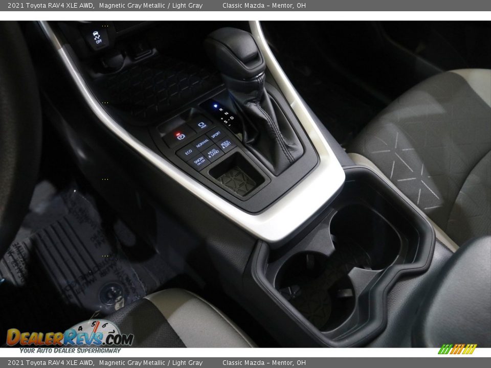 2021 Toyota RAV4 XLE AWD Magnetic Gray Metallic / Light Gray Photo #12