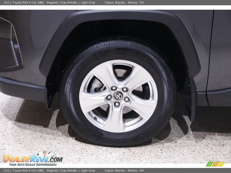 2021 Toyota RAV4 XLE AWD Magnetic Gray Metallic / Light Gray Photo #19