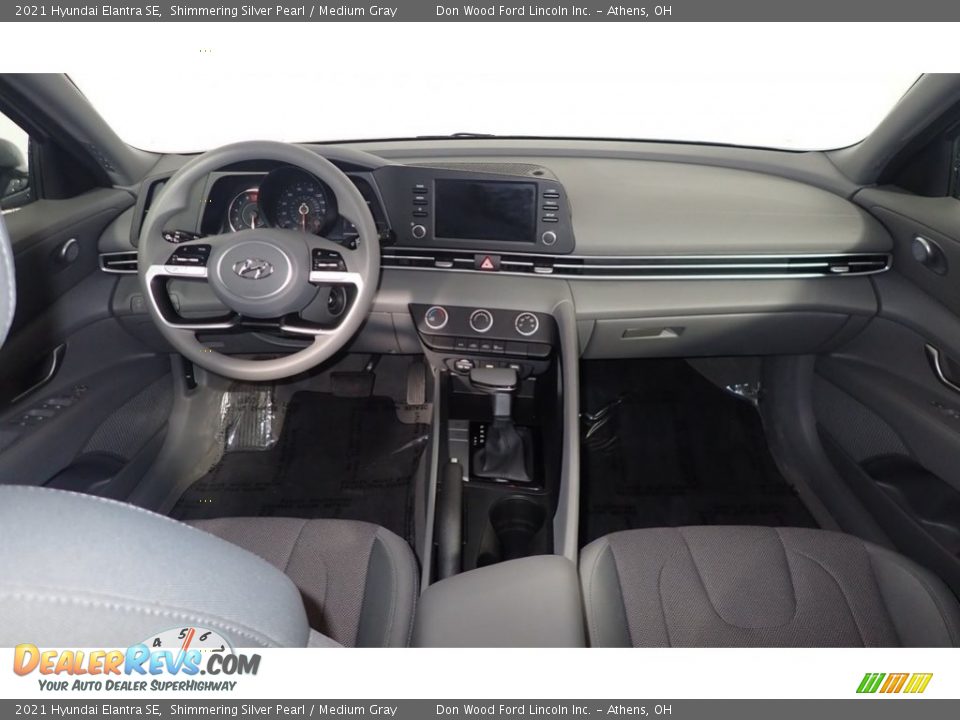2021 Hyundai Elantra SE Shimmering Silver Pearl / Medium Gray Photo #22