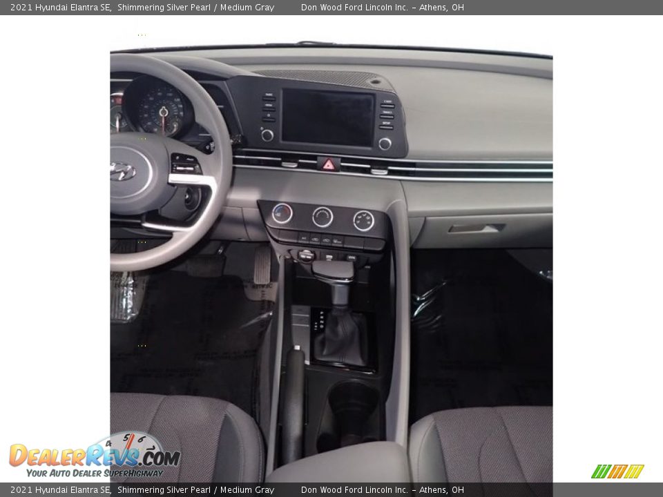 2021 Hyundai Elantra SE Shimmering Silver Pearl / Medium Gray Photo #23
