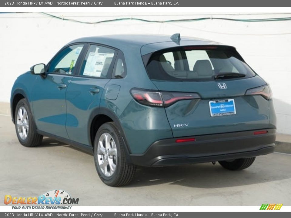 2023 Honda HR-V LX AWD Nordic Forest Pearl / Gray Photo #2