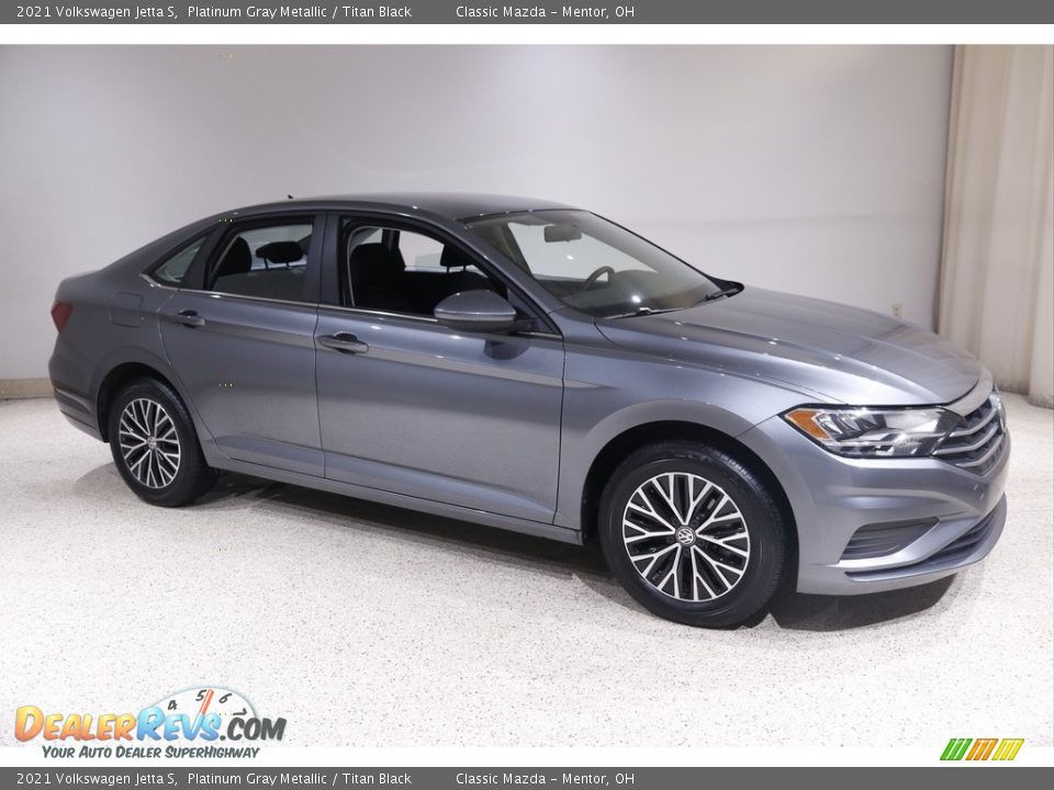 Platinum Gray Metallic 2021 Volkswagen Jetta S Photo #1