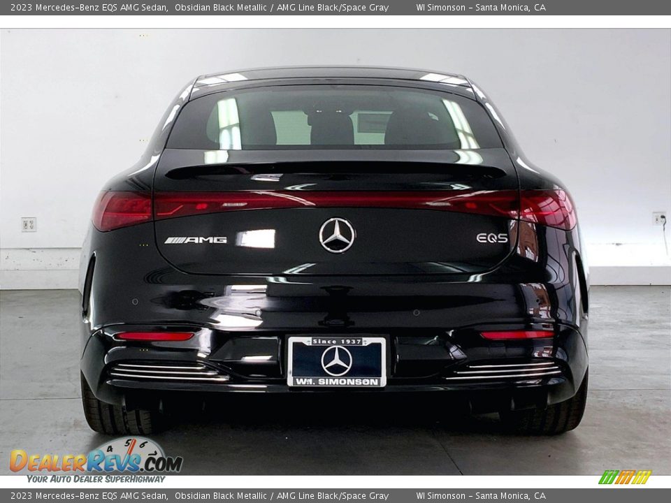 2023 Mercedes-Benz EQS AMG Sedan Obsidian Black Metallic / AMG Line Black/Space Gray Photo #3