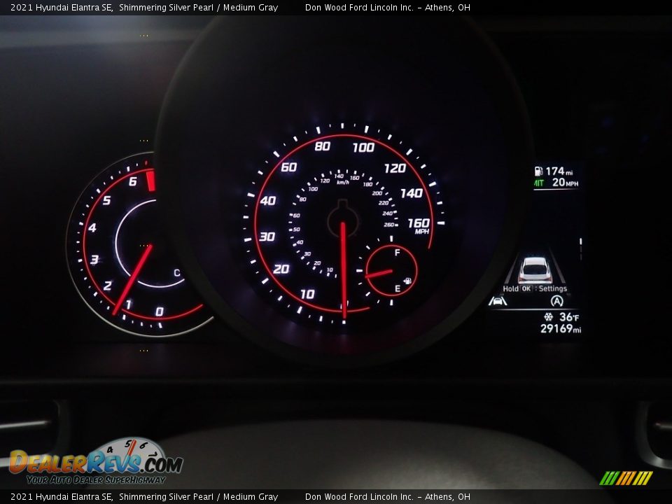 2021 Hyundai Elantra SE Shimmering Silver Pearl / Medium Gray Photo #26