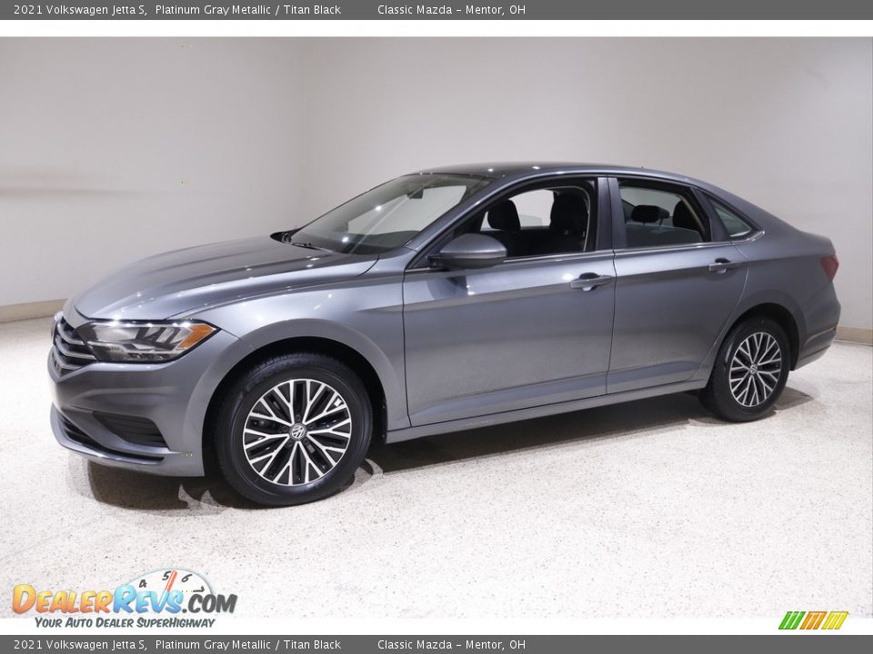 Front 3/4 View of 2021 Volkswagen Jetta S Photo #3