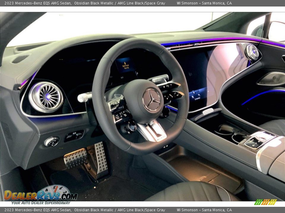Front Seat of 2023 Mercedes-Benz EQS AMG Sedan Photo #4