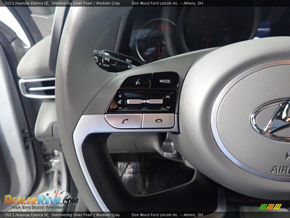 2021 Hyundai Elantra SE Shimmering Silver Pearl / Medium Gray Photo #27