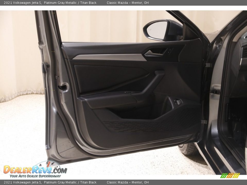 2021 Volkswagen Jetta S Platinum Gray Metallic / Titan Black Photo #4