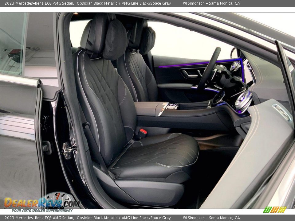 AMG Line Black/Space Gray Interior - 2023 Mercedes-Benz EQS AMG Sedan Photo #5