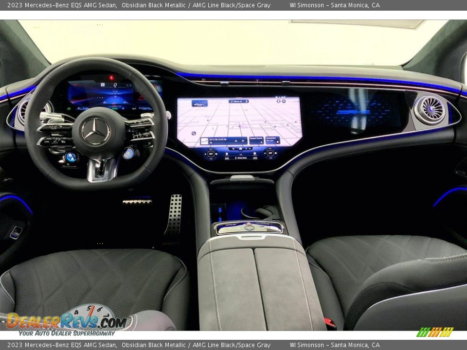 Dashboard of 2023 Mercedes-Benz EQS AMG Sedan Photo #6