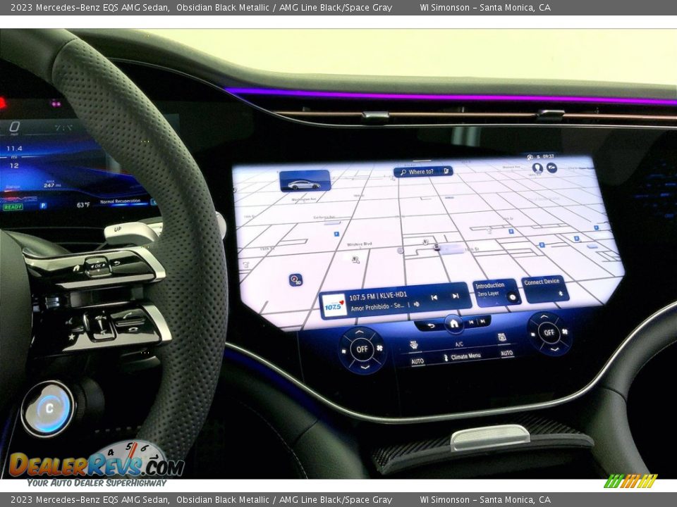 Navigation of 2023 Mercedes-Benz EQS AMG Sedan Photo #7