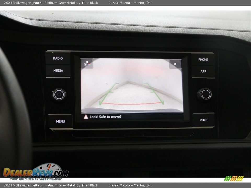 2021 Volkswagen Jetta S Platinum Gray Metallic / Titan Black Photo #12