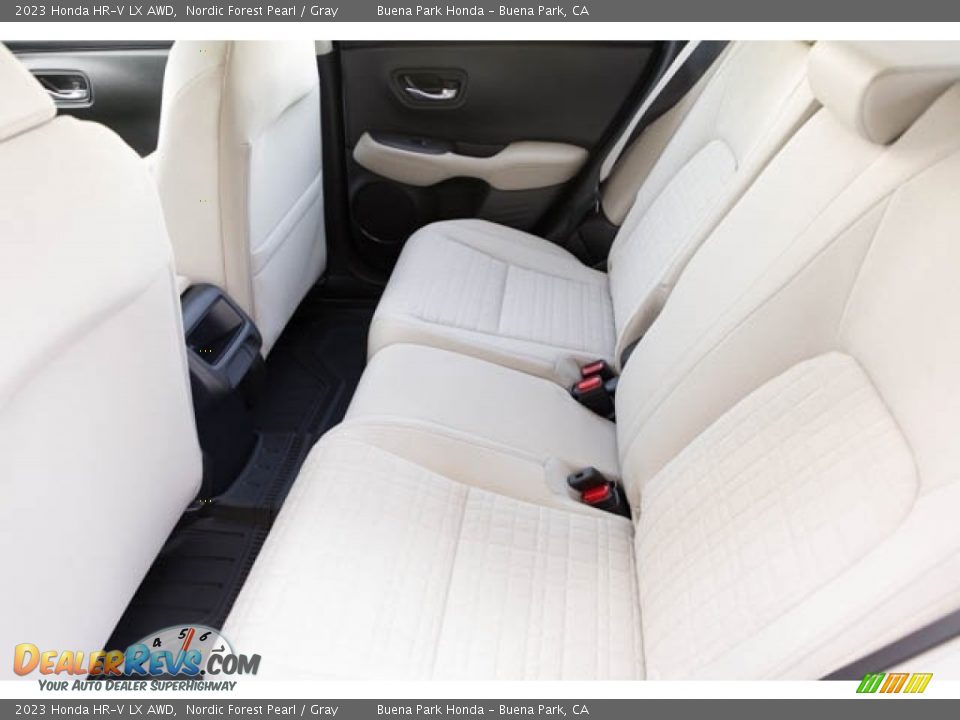 Rear Seat of 2023 Honda HR-V LX AWD Photo #16