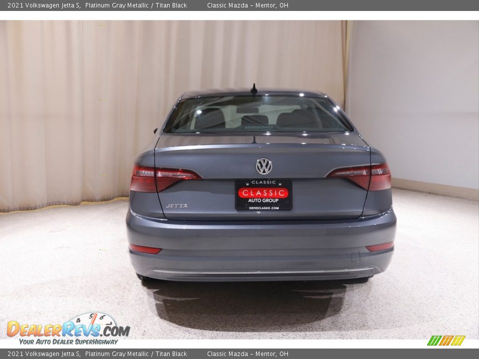 2021 Volkswagen Jetta S Platinum Gray Metallic / Titan Black Photo #17