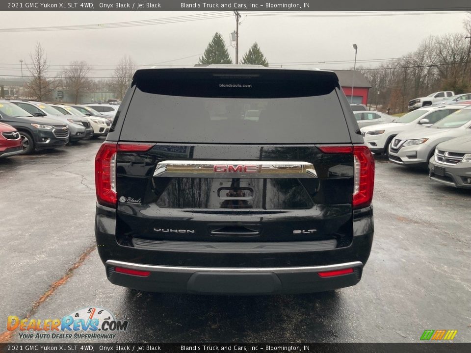 2021 GMC Yukon XL SLT 4WD Onyx Black / Jet Black Photo #4