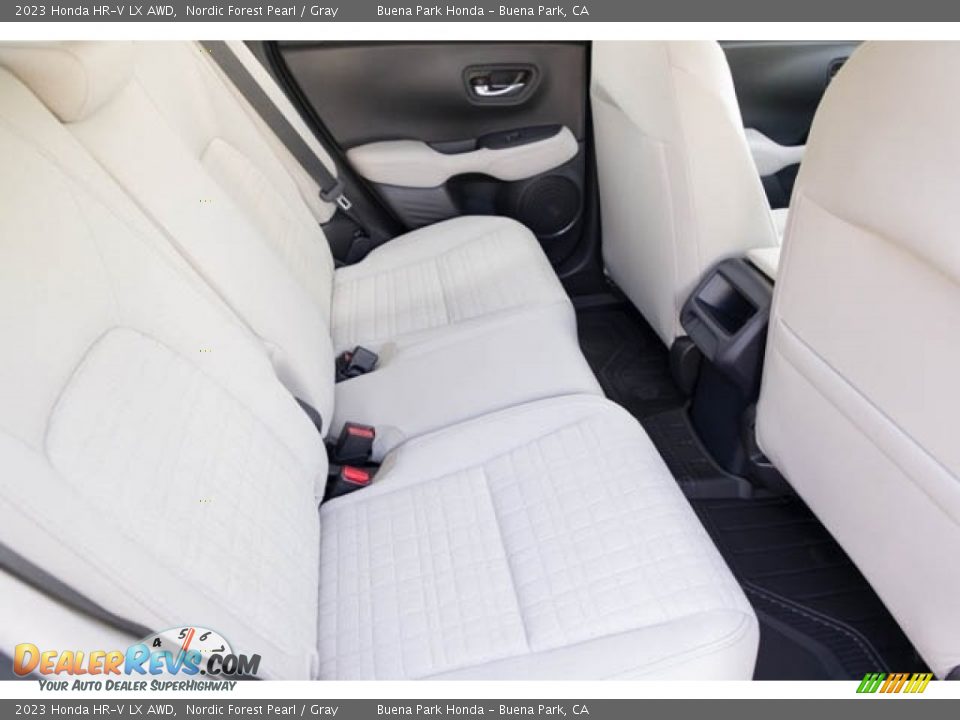 Rear Seat of 2023 Honda HR-V LX AWD Photo #28