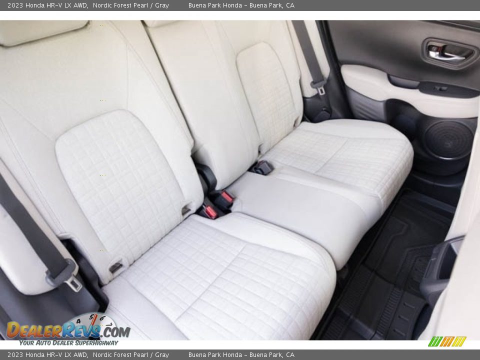 Rear Seat of 2023 Honda HR-V LX AWD Photo #29