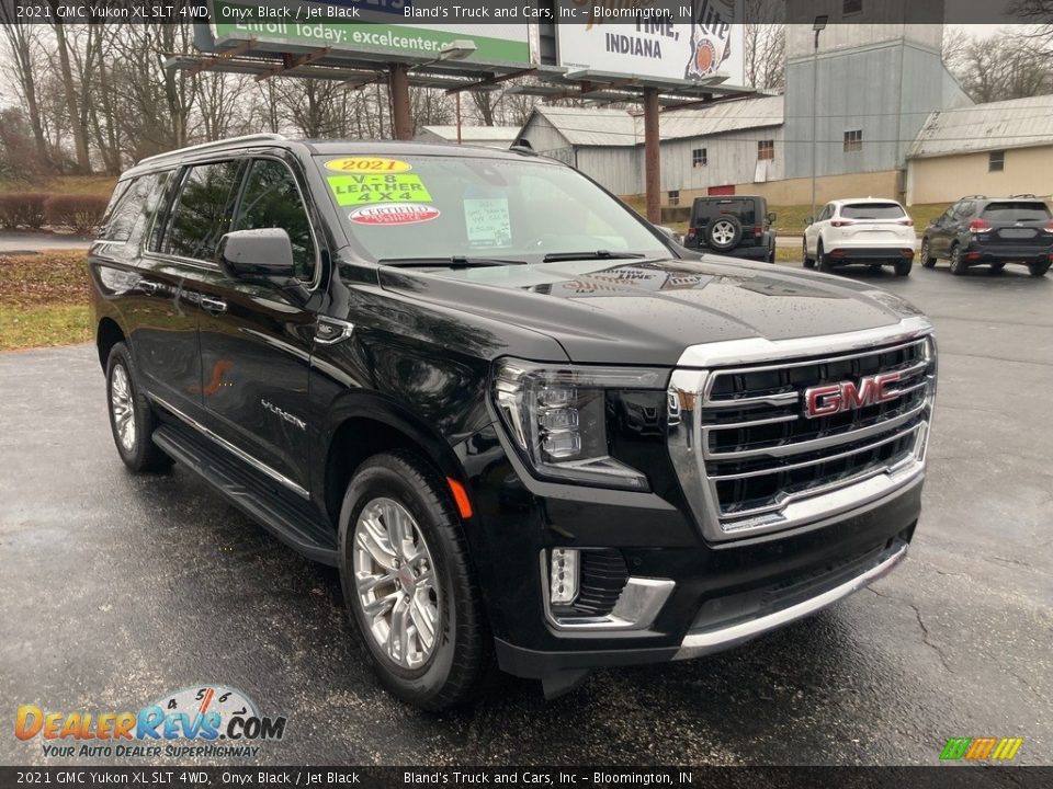 2021 GMC Yukon XL SLT 4WD Onyx Black / Jet Black Photo #6