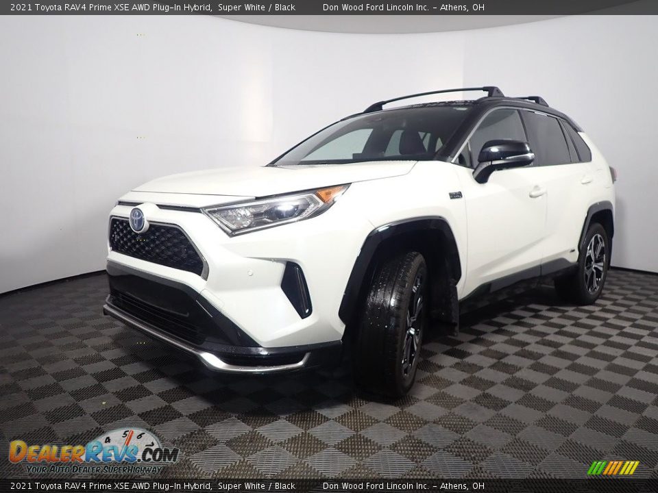 Super White 2021 Toyota RAV4 Prime XSE AWD Plug-In Hybrid Photo #10