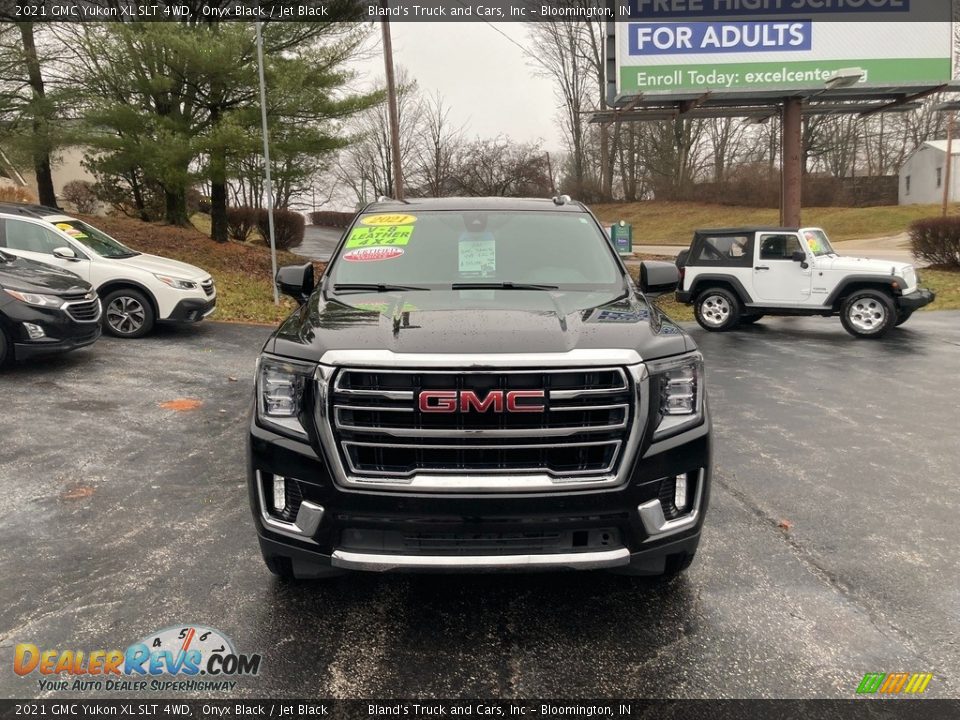 2021 GMC Yukon XL SLT 4WD Onyx Black / Jet Black Photo #7