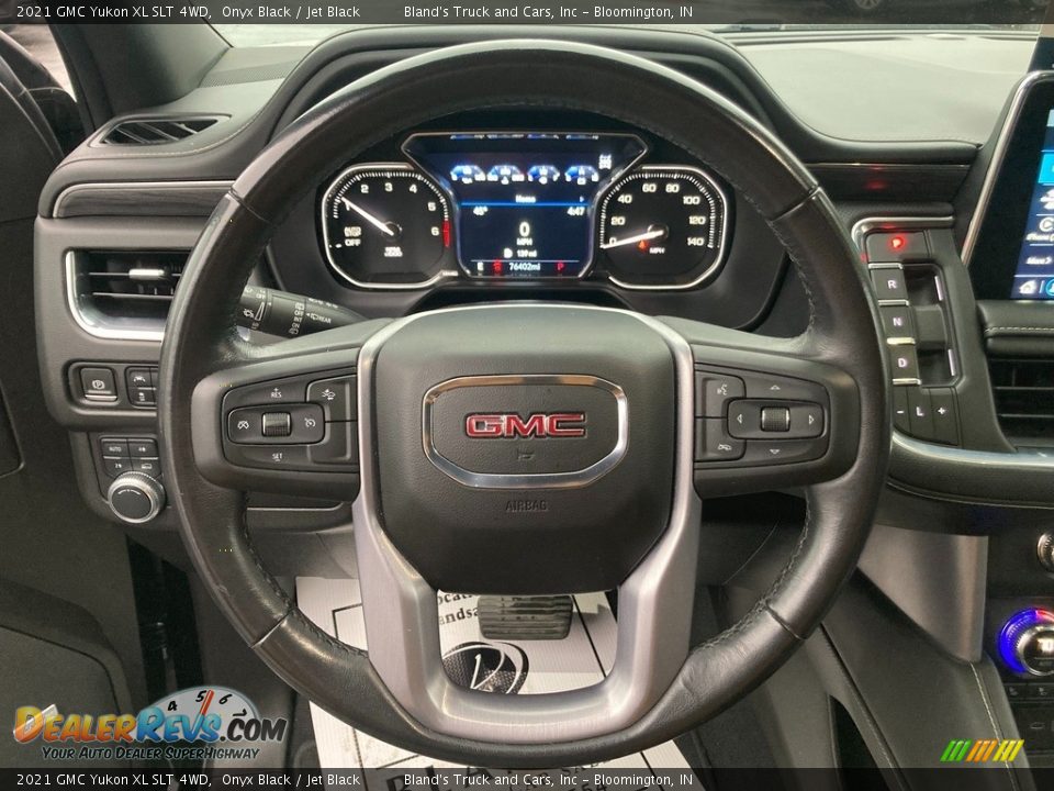 2021 GMC Yukon XL SLT 4WD Steering Wheel Photo #14