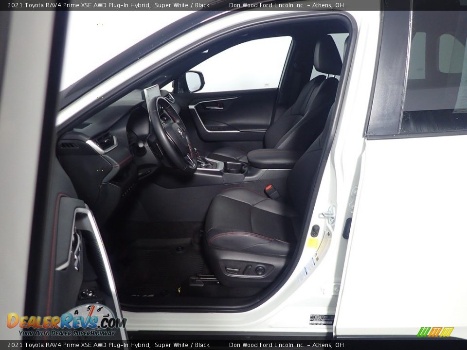 Black Interior - 2021 Toyota RAV4 Prime XSE AWD Plug-In Hybrid Photo #23