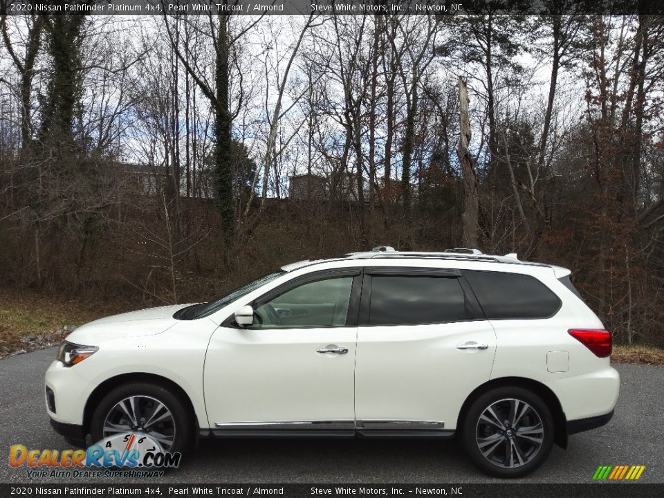 Pearl White Tricoat 2020 Nissan Pathfinder Platinum 4x4 Photo #1