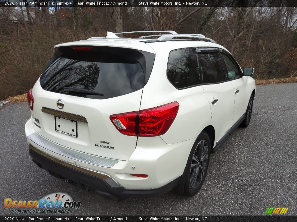 2020 Nissan Pathfinder Platinum 4x4 Pearl White Tricoat / Almond Photo #8