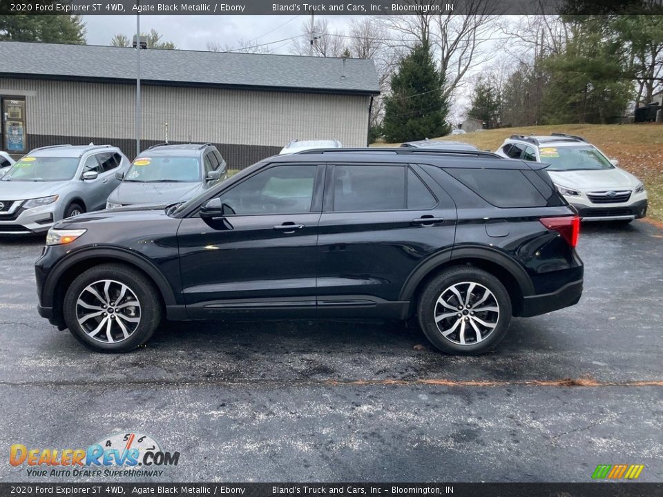 2020 Ford Explorer ST 4WD Agate Black Metallic / Ebony Photo #1