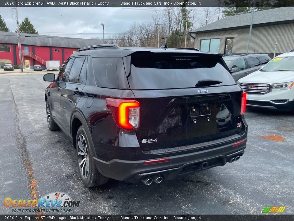 2020 Ford Explorer ST 4WD Agate Black Metallic / Ebony Photo #3