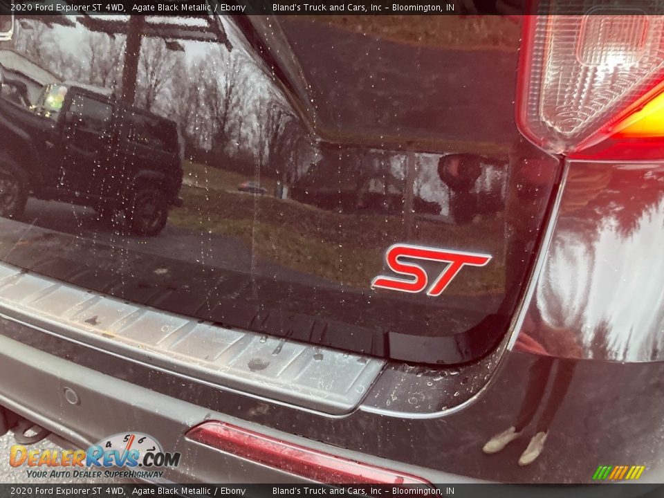2020 Ford Explorer ST 4WD Agate Black Metallic / Ebony Photo #6