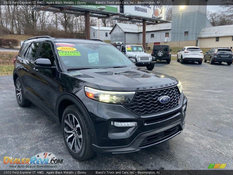 2020 Ford Explorer ST 4WD Agate Black Metallic / Ebony Photo #7