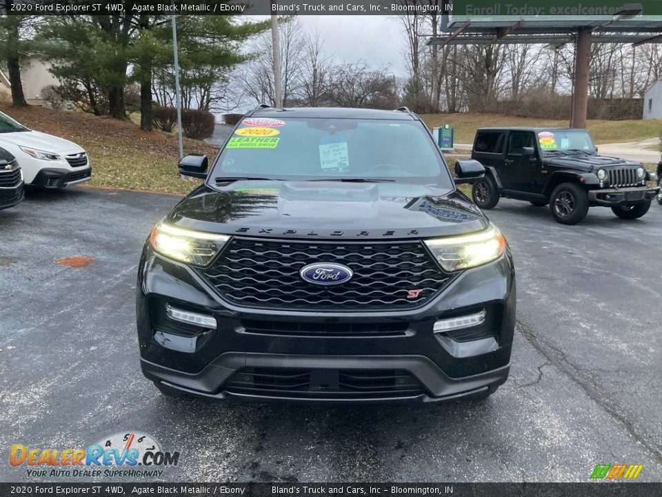 2020 Ford Explorer ST 4WD Agate Black Metallic / Ebony Photo #8