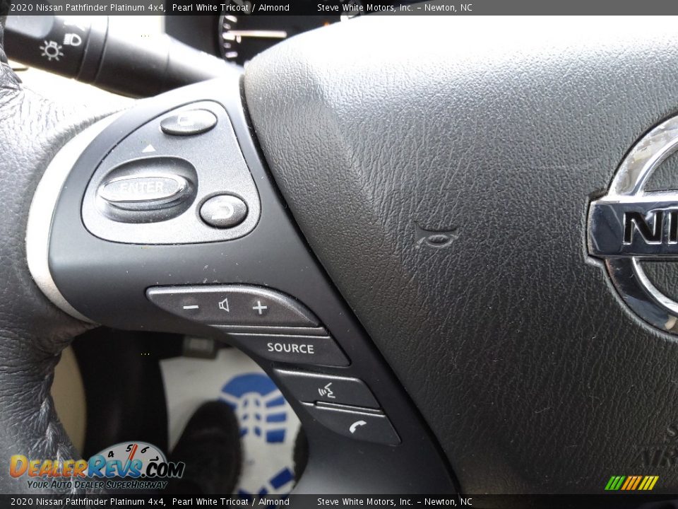 2020 Nissan Pathfinder Platinum 4x4 Steering Wheel Photo #23