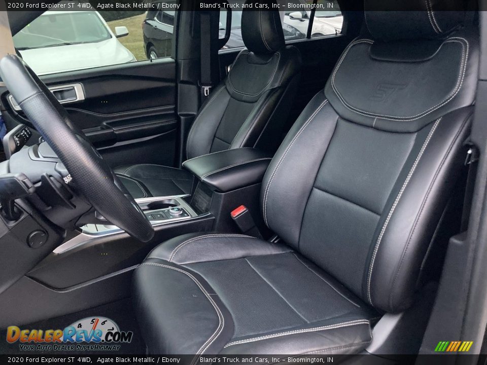 2020 Ford Explorer ST 4WD Agate Black Metallic / Ebony Photo #14