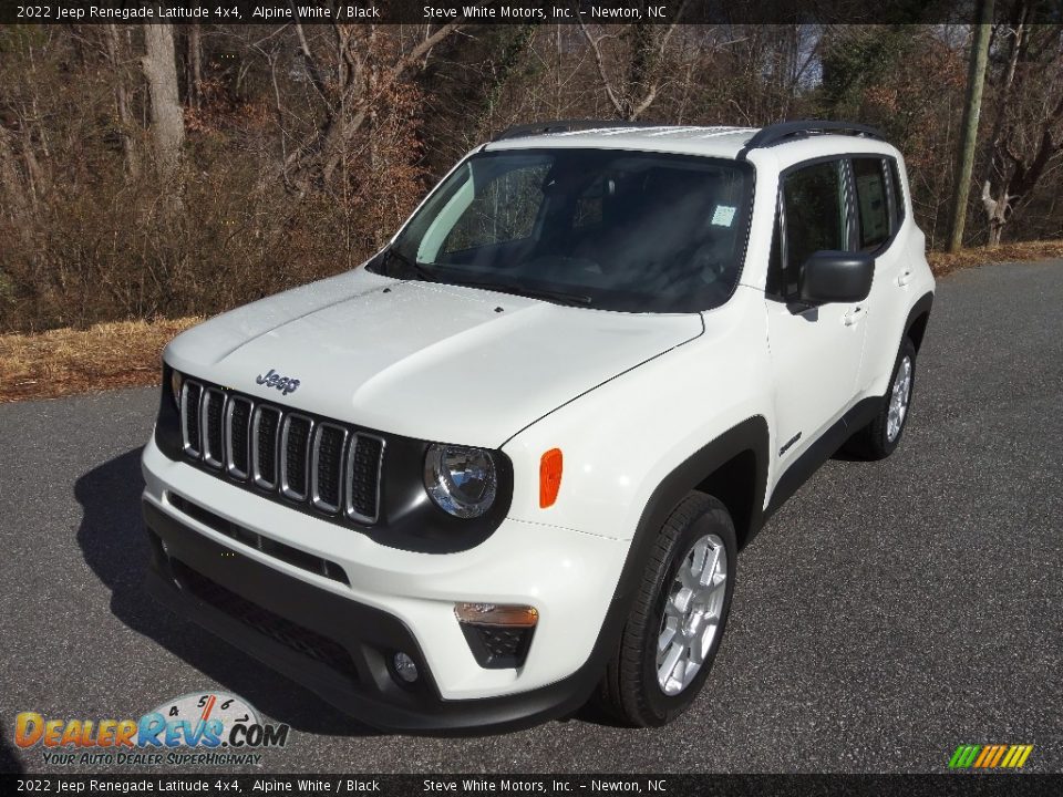 2022 Jeep Renegade Latitude 4x4 Alpine White / Black Photo #2