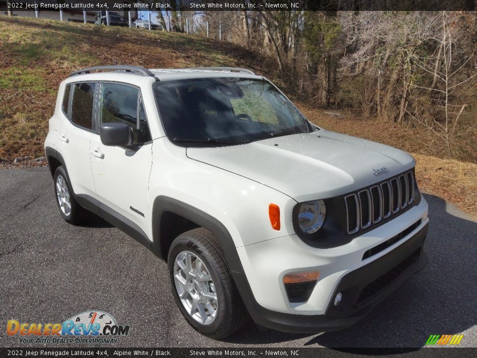 2022 Jeep Renegade Latitude 4x4 Alpine White / Black Photo #4