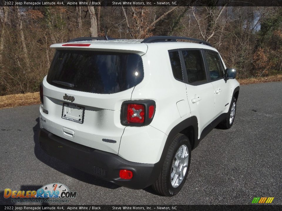 2022 Jeep Renegade Latitude 4x4 Alpine White / Black Photo #6