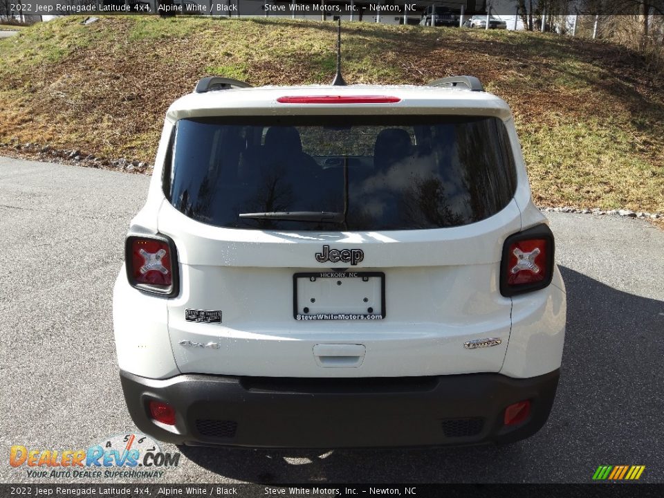 2022 Jeep Renegade Latitude 4x4 Alpine White / Black Photo #7