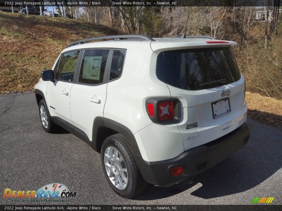 2022 Jeep Renegade Latitude 4x4 Alpine White / Black Photo #8