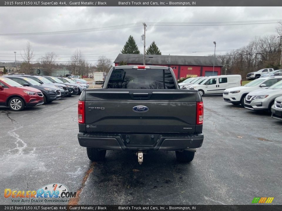 2015 Ford F150 XLT SuperCab 4x4 Guard Metallic / Black Photo #4
