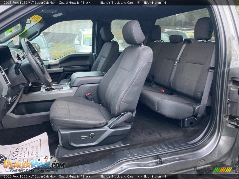 2015 Ford F150 XLT SuperCab 4x4 Guard Metallic / Black Photo #12