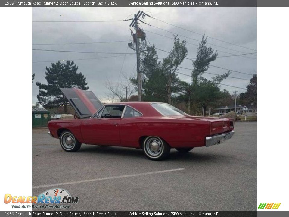1969 Plymouth Road Runner 2 Door Coupe Scorch Red / Black Photo #1